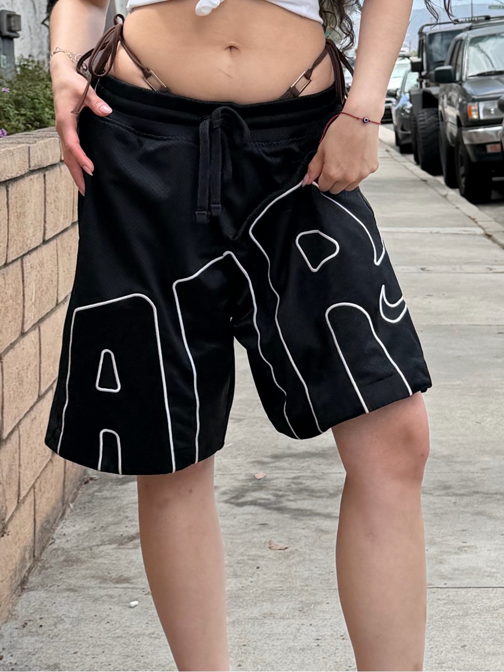 Vintage Nike Air Basketball Shorts Black Men’s Large L Rare - Picture 3 of 3
